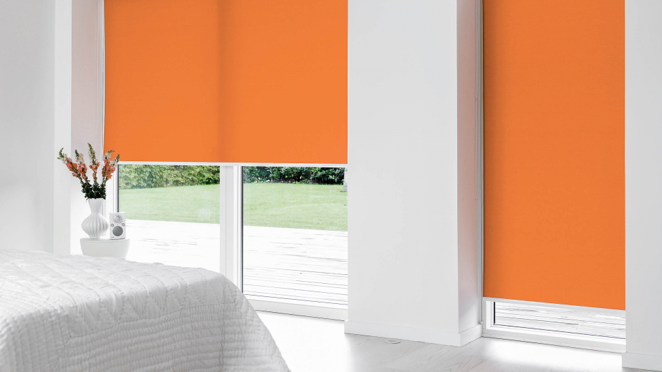 Rollo Orange: Wähle deine Lieblingsfarbe für dein Rollo nach Maß selbst |  Sonevo